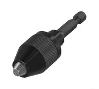 Quick Change Driver Adapter, Converts Hex Shank to Keyless Chuck, Accommodates up to 1/4 Drill Bits, Reliable