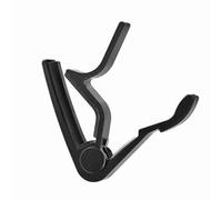 Quick Change Guitar Capo Tuner for Folk Guitars Blue - Lightweight, Portable, Metal Design with Spring Loaded Arrow Storage Case (Black)