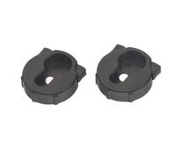 Quick-Change Guitar Strap Locks, Secure No-Tool Fastening for Most Guitars, Compatible with Rok Lok, 2-Pack, Black