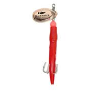 QUICK CHANGE HOOK SINGLE BLACK RED YELLOW COPPER BRASS PIKE SILVER SPOON LONG CAST FLYING LURE FISHING SPINNER C SALMON SEA TROUT SINGLE TREBLE 20 GRAMS 20G (Red Brass 20g Treble Hook)