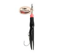 QUICK CHANGE HOOK SINGLE BLACK RED YELLOW COPPER BRASS PIKE SILVER SPOON LONG CAST FLYING LURE FISHING SPINNER C SALMON SEA TROUT SINGLE TREBLE 20 GRAMS 20G (Black Brass 20g Single Hook)