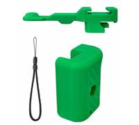 Quick Change Photo Mount for DJI for OSMO Action 5/4/3, Lightweight Plastic Handle with Magnetic Quick Release and Wrist Strap, Easy Assembly for Outdoor Shooting (Green)