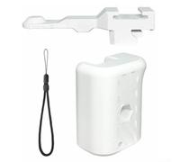 Quick Change Photo Mount for DJI for OSMO Action 5/4/3, Lightweight Plastic Handle with Magnetic Quick Release and Wrist Strap, Easy Assembly for Outdoor Shooting (White)