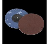 Sealey PTCQC75120 Quick-Change Sanding Disc Ø75Mm 120Grit Pack Of 10