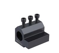 Quick Change Tool Post Holder, 42CrMo Steel Nitride Lathe CNC SBHA Straight Shank for 20mm 25mm 32mm 40mm, Vibration Resistance Hardened Black