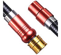 Quick Changes Flexible Shafts Adapter Suitable for Hexagonal Drill Bit Alloy Steel Angles Adjustable Drill Accessory Buckles Type Extension for Hand/Power Tool