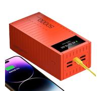 Quick Charge Bank: Compact Portable Charger with Quick Charge Stand | USB Output Banks Slim Lightweight Design, Ideal for Travel, Works with Headphones