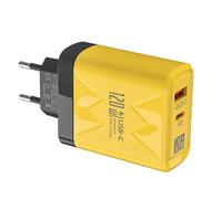 Quick Charger Mouth, Quick Charge Head - 120W Multi-Port Phone Charger, Smart Wall Plug for Business Travel, Dorm, Home and Travel