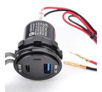 Quick Charger USB 2.5mm Compatible With Automotive Motorcycle Parts PG1 2023 2024 PG-1 PG 1 Plug Adapter Socket