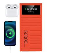 Quick Charging External Battery - Portable Charger Bank | 66 W 50000 mAh Capacity Fast Charger for Phone | Energy Bank Multifunctional Phone Battery Bank with LED Display for Hiking Camp
