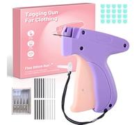 Quick Clothing Fixer Micro Stitch Gun for Clothes Mini Sewing Kit Stitch Sewing Gun Sewings Accessories Gun for Sewings Tagging Clothing Price Label 2000 Fasteners & 5 Needles &50 Buttons