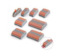 Quick Compact Wire Cable Connector connection With Measuring Hole Cable Terminal Block For Junction box 32A IDGTTLDF(3PCS NC-22-10)