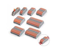 Quick Compact Wire Cable Connector connection With Measuring Hole Cable Terminal Block For Junction box 32A IDGTTLDF(10PCS NC-22-3)
