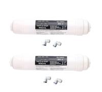 Quick Connect 10 Inch T33 Filter Fitting Water Purifier ，Compatible for Inline， Coconut Carbon Post Water Filter Cartridge Reverse Osmosis