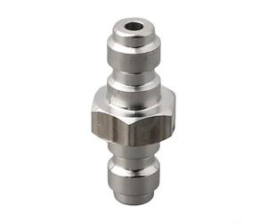 Quick Connect Adaptor 8mm Dual Male Foster Fitting Stainless Steel for Compressed Air Transfer Diving Bottle SCBA Tank Filling 4500 PSI