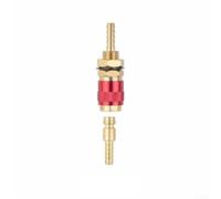 Quick Connect Brass Fitting for MIG TIG Welding Torch Using Air Cooled Gas Water Adapter Design Compatible with 6mm 8mm 10mm Hose (6mm Red)