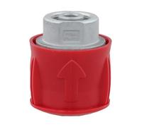 Quick Connect Fitting for K Series Car Washers - 8 mm & 9 mm Diameter Plastic-Metal Docking Connector, Compatible with Pressure Washer Ho(RED)