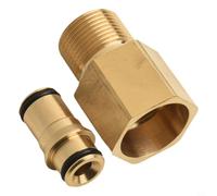 Quick Connect Fitting for m22 14mm for Petrol Washers Quick Connect | for instant click connection, no tools needed, saves setup time, compatible with standard lances, garden cleaning