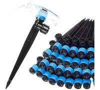 Quick Connect Garden Sprinkler Nozzle Set for Automatic Watering, 360 Degree Adjustable Spray Pattern, PP+POM Construction for Home and Agricultural Use(C)