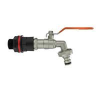 Quick Connect Lever Tap And Bsp Water Butt Adaptor Set 2 Piece Kit