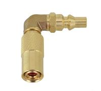 Quick Connect Propane Oven Adapter 9/16 In To 1/4 In Brass Fitting Designed For Consistent Performance With Propane Devices