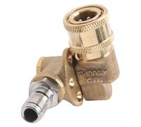 Quick Connect Swivel Brass Coupler For Pressure Washer Nozzles Featuring Secure Locking Mechanism And Adjustable Angles From To Hundred Twenty Degrees