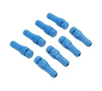 Quick Connect T Piercing Wire Terminal For Outdoor Landscape Lighting No Strip Waterproof Brass Junction For Garden Spot Path Deck Lawn Lights 8 Pieces(Blue)