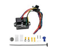 Quick Connect Two Fan Controller Kit ±1°C Track Racing Car and Digital Thermostat for Heavy Duty Engine Cooling Application Fan Controller