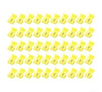 Quick Connect Wire Terminal Set 50pcs with Insulation Piercing Clamp, Suitable for Electrical Wiring and Small Appliance Projects (Yellow)
