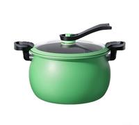 Quick Cooking Nonstick Pressure Cooker for Soups and Stews in Any Kitchen (Green)
