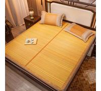 Quick Cooling Rattan Summer MatDoubleSided Air Conditioning Bed Sheet for Twin/Single/Folding SleepPerfect for Hot Nights and Outdoor Use
