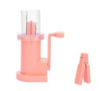 Quick Cord Knitting Machine, DIY Hand-Operated Knitting-Machine, Weave Spool Cord Mill Machine, Easy Handoperated Craft Bracelet Weave Tool (Pink)