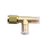 Quick Coupler Tee Valve 1/4in MFL FFL Brass Fit