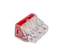 Quick Coupling 3x 2.5-6mm² Transparent/Red 773 773-173