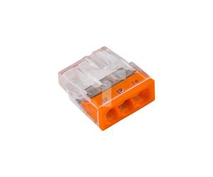 Quick coupling 3x 2.5mm² orange E.4181T/100pcs