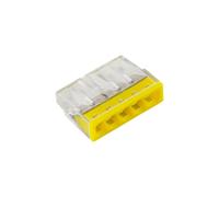 Quick coupling 5x 2.5mm² yellow E.4183T/100pcs