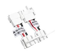 Quick Coupling Adapter Plug for Wired Smoke and CO Detectors, Compatible with Kidde Alarms, Smoke Detector Adapter for Easy Retrofit Installations, 2 Pieces
