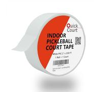 Quick Court Indoor Pickleball Court Marking Tape, The Complete Pickleball Court Marking Kit - 2'' x 230FT, Pickleball Court Tape with Instructions Included for Fast Court Marking (White)