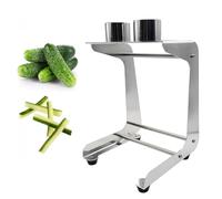 Quick Cucumber Cutter & Vegetable Slicer, Manual Salad Making Tool for Healthy Meal Prep