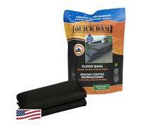 Quick Dam QD1224-2 Water Activated Flood Bags 2/Pack, Black