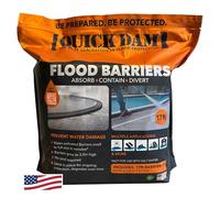 Quick Dam QD617-1 Flood Barriers, Black, 1 Pack