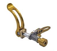 Quick Detach Tube Clip for Folding Bikes, Compatible with For Brompton, Crafted from Aluminium Alloy, 31 8mm Size (gold)