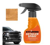 Quick Detailer Spray 5-in-1 | Interior Detailer,120ml Mist with Towel for Boosts Shine Keeps Paint and Wax Looking like New Lasting Finish Protects Interior Surfaces