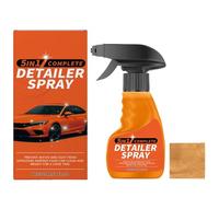 Quick Detailing Spray - Complete Detailer Spray For Maintenance | Automotive Mist Detailing 120ml With Towel, Boost Shine Keeps Paint And Wax, Ideal For Vehicle, Glass, Table