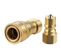 Quick Disconnect 1/4" Coupler Valve for Carpet Cleaning Wand Truck Mount Carpet Cleaning
