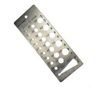 Quick Drill Size 1.5-12mm Silver Tool Quick Drill Size 1.5-12mm | for durable stainless steel, clear fraction marks, 1.5-12mm range, quick ID, workshop essential