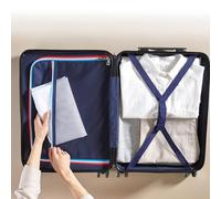 Quick Dry Bag for Clothes, Portable and Suitable for Travel and Business, Designed for Fast Air Drying of Thin Fabrics with Hair Dryer and Clips (Short Sleeve)