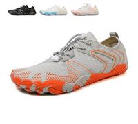 Quick Dry Barefoot Water Shoes Men Women Diving Surfing Beach Walking Hiking Non-Slip Breathable Lightweight Barefoot Shoes Red 5 UK