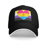 Quick Dry Baseball Cap Nonbinary Pan Polyamorous Pride Flag Sports Hat Unisex Cycling Caps for Activities Adult Golf