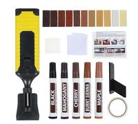 Quick Dry Hardwood Floor Repair Set with Waxes Stick Heaters Tool Fixes Scratches Cracks On Laminate Wood Solution Floor Repair Set